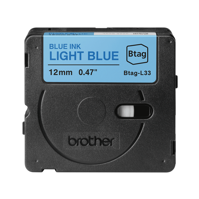 brother-btag-l33-schriftband-blau-auf-hellblau