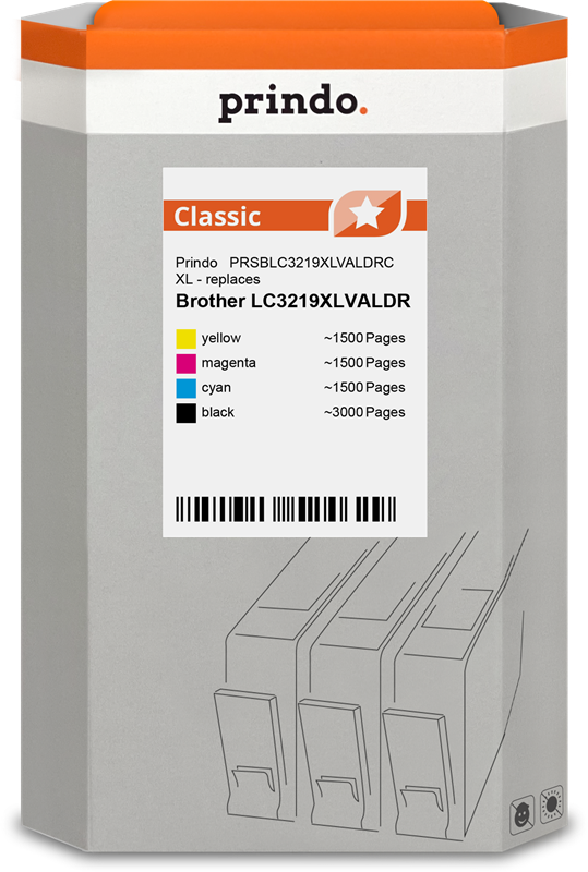 prindo-classic-xl-multipack-schwarz-cyan-magenta-gelb
