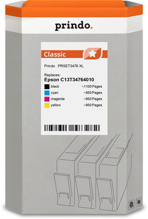 prindo-classic-xl-multipack-schwarz-cyan-magenta-gelb