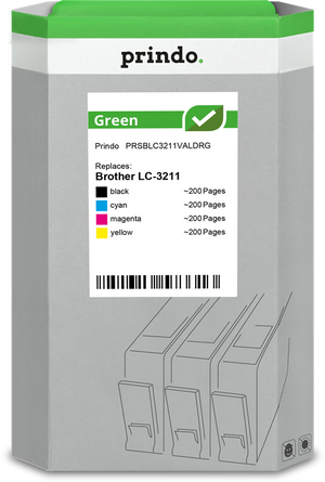 prindo-green-multipack-schwarz-cyan-magenta-gelb