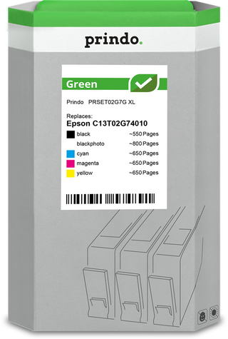 prindo-green-xl-multipack-schwarz-schwarz-foto-cyan-magenta-gelb